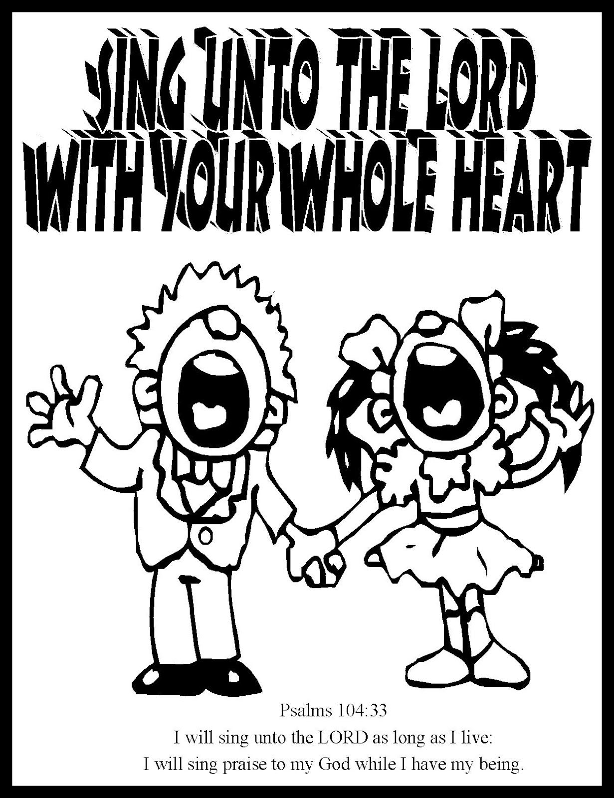 1231x1600 Sing Unto The Lord Coloring Page Look Into The Immanuel Prayer