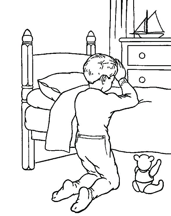 588x742 Praying Coloring Pages Children Praying Coloring Page Prayer