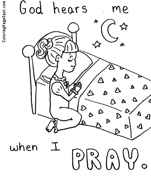 509x600 Pic Photo Prayer Coloring Pages