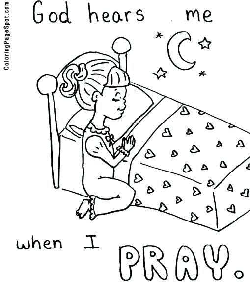 509x600 Praying Hands Coloring Page Rosary Coloring Pages The Mysteries