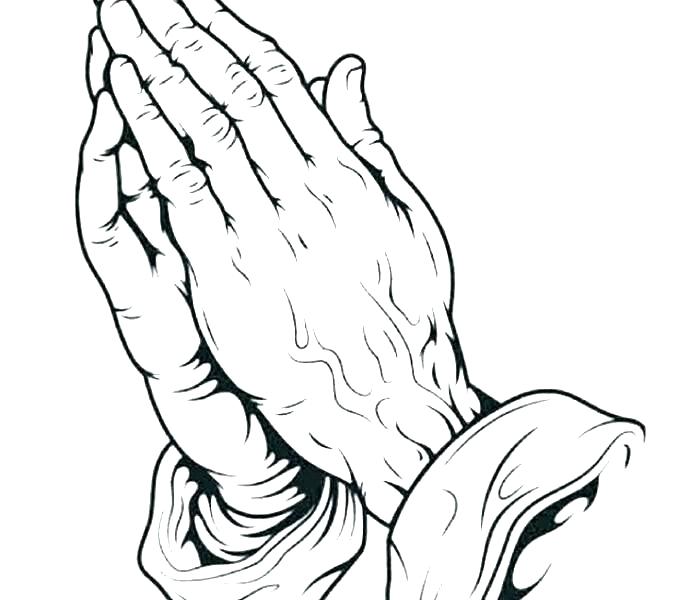 678x600 Praying Hands Coloring Page Free Coloring Praying Hands Printable