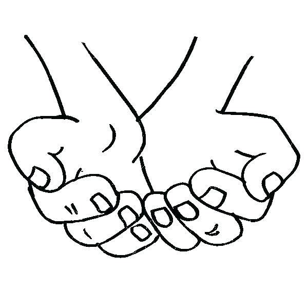 600x569 Praying Hands Coloring Page Hand Coloring Page Printable Coloring