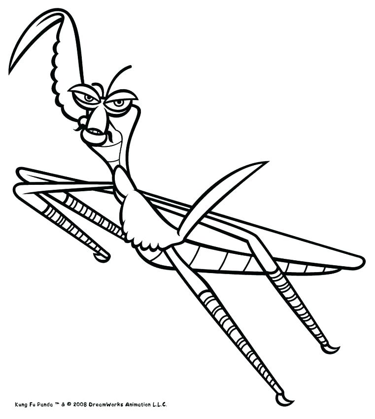 761x850 Praying Mantis Coloring Page Praying Mantis Coloring Page Adorable