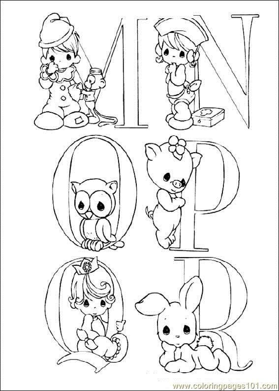 567x794 Coloring Pages Precious Moments