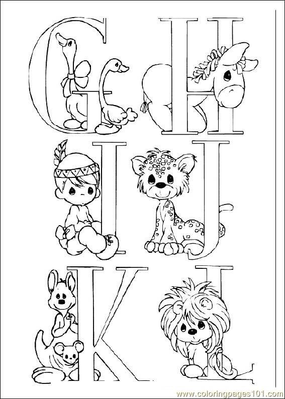 567x794 Coloring Pages Preciousmoments
