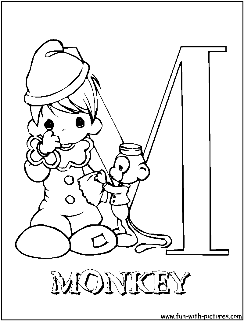 800x1050 Precious Moments Alphabet A Z Coloring Pages