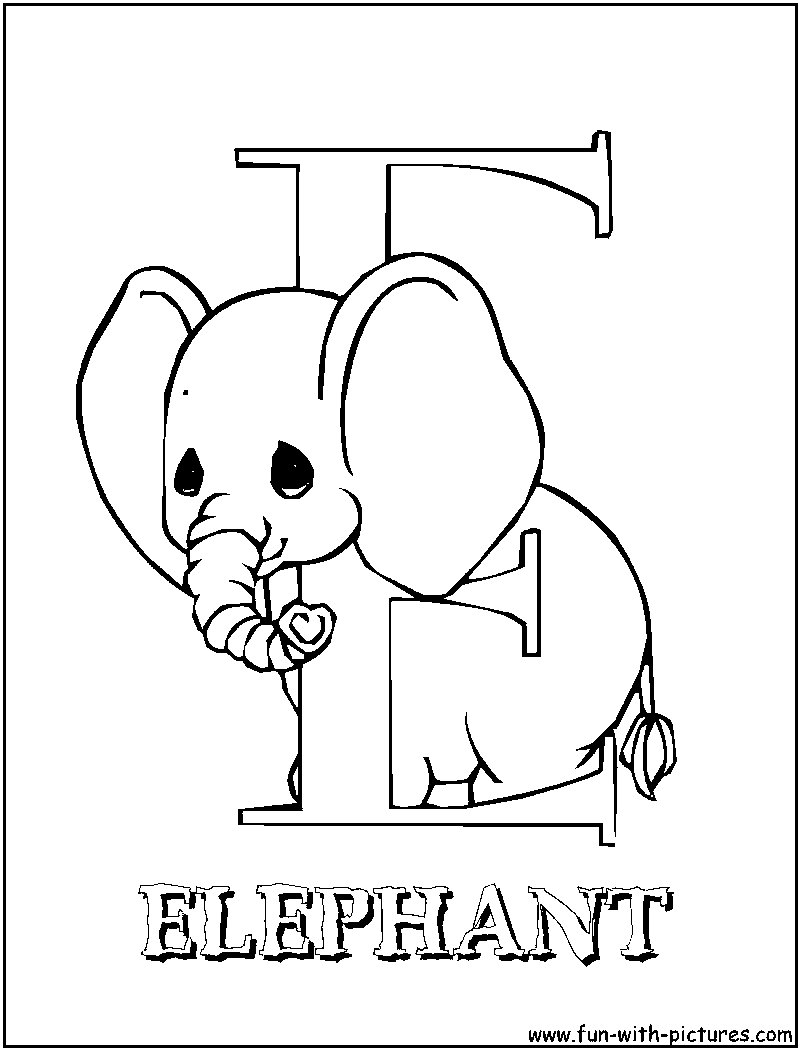 800x1050 Precious Moments Alphabet Colouring Pages