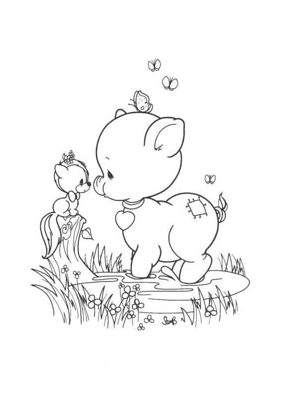 581x800 Precious Moments Animals Coloring Pages Hicoloringpages Coloring