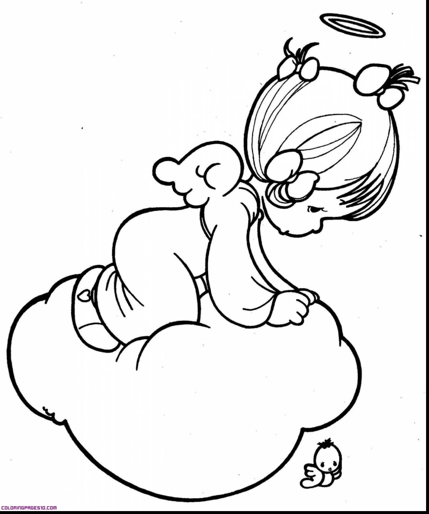 1468x1760 New Good Angel Precious Moments Babies Coloring Pages With Little