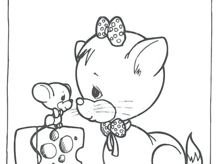 440x330 Precious Moments Baby Coloring Pages Book Boy And Girl Reads