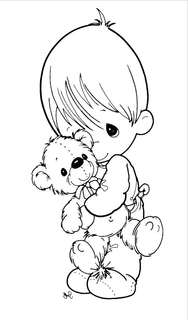 620x1054 Precious Moments Coloring Book Pages