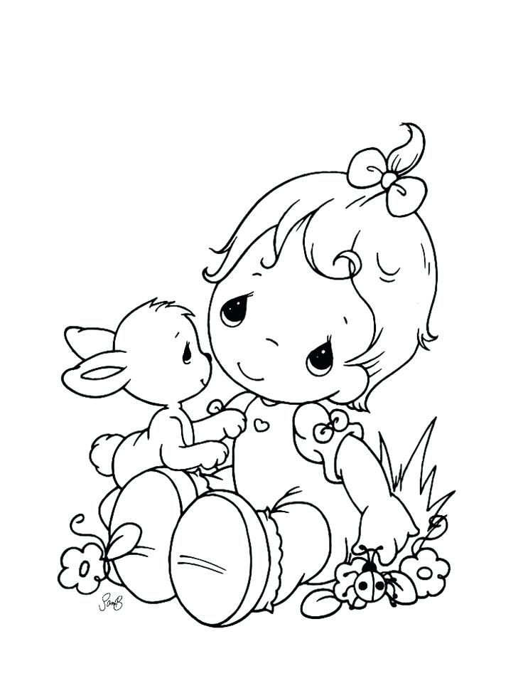 736x981 Precious Moments Baby Coloring Pages