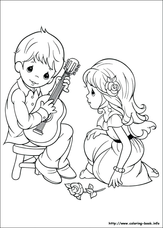 685x960 Coloring Pages For Girls And Boys Get This Precious Moments Boy