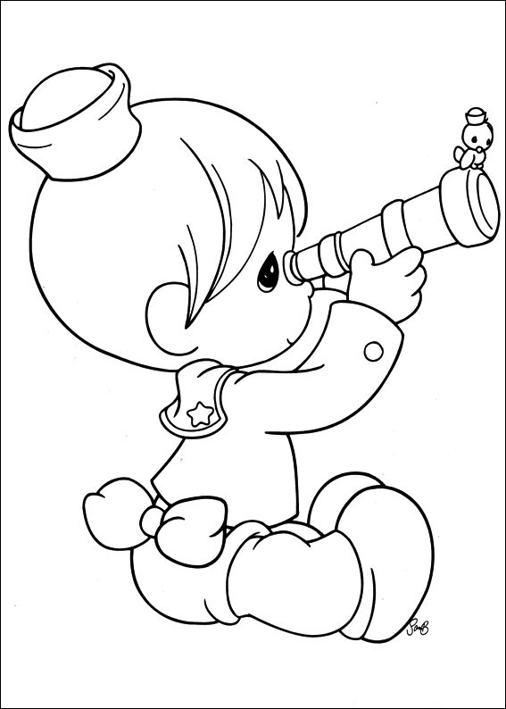 567x794 Free Printable Precious Moments Coloring Pages For Kids
