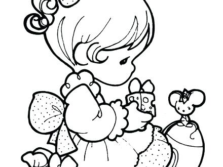 440x330 Precious Moments Christmas Coloring Pages Printable Precious