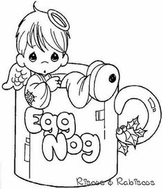 236x274 Precious Moments Christmas Tree Coloring Pages