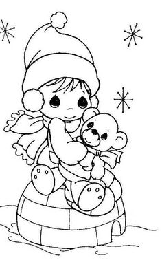 236x394 Precious Moments Christmas Coloring Pages