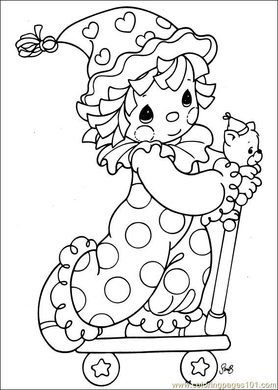 567x794 Precious Moments Halloween Coloring Pages