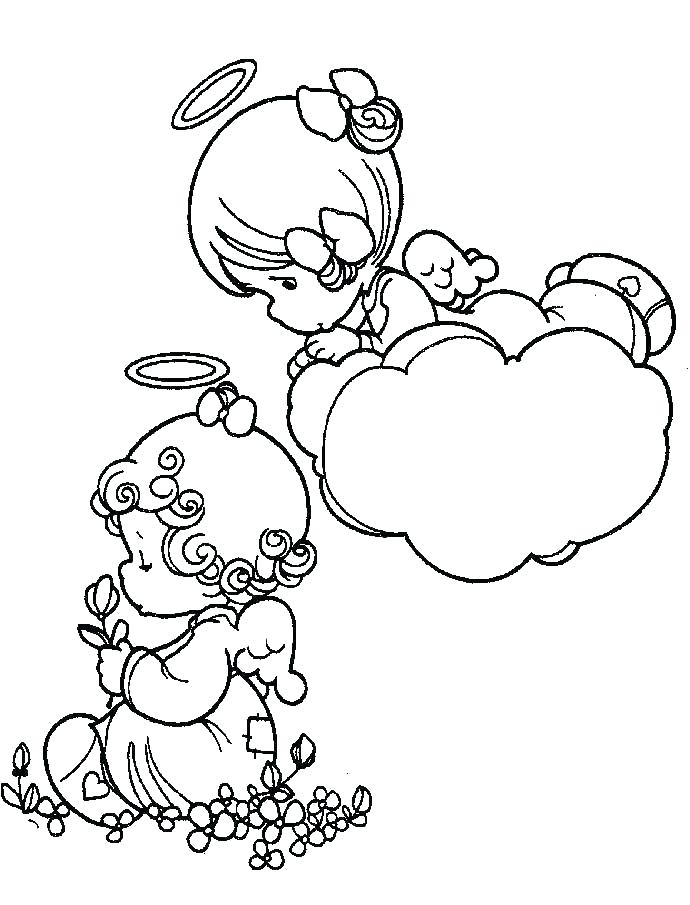 690x905 Baby Animal Coloring Pages Coloring Pages Precious Moments