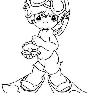 300x300 Precious Moments, Shine Like A Pearl Precious Moments Coloring