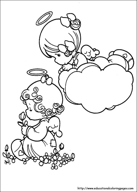 567x794 Precious Moments Coloring Pages Free For Kids