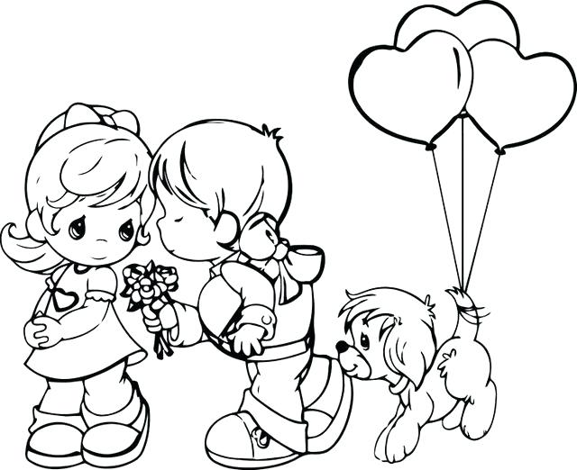 640x522 Pretty Awesome Precious Moments Coloring Pages For Boys And Girls