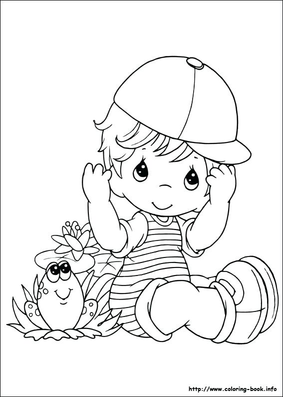 567x794 Precious Moments Baby Coloring Pages