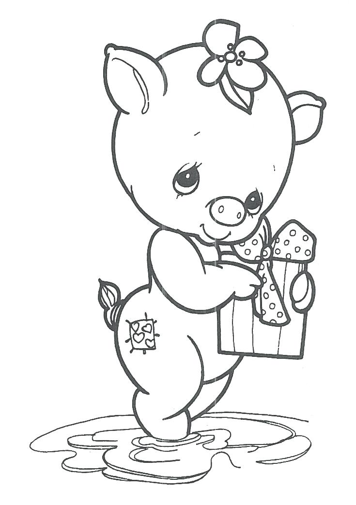 735x1043 Precious Moments Coloring Pages