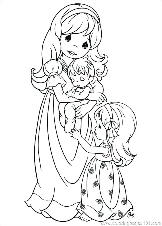 567x794 Precious Moments Love Coloring Pages