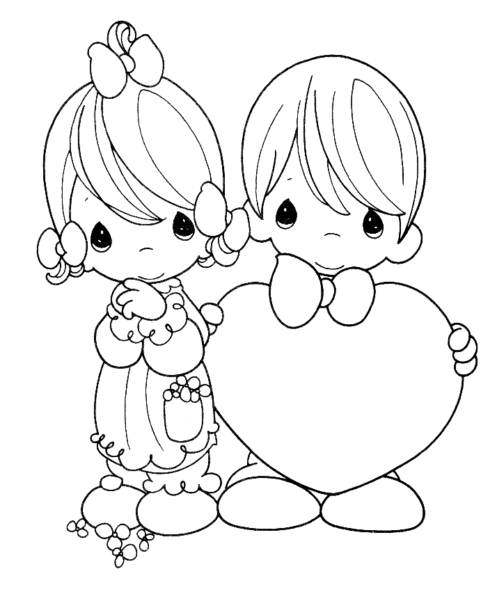 714x861 Free Printable Precious Moments Coloring Pages For Kids