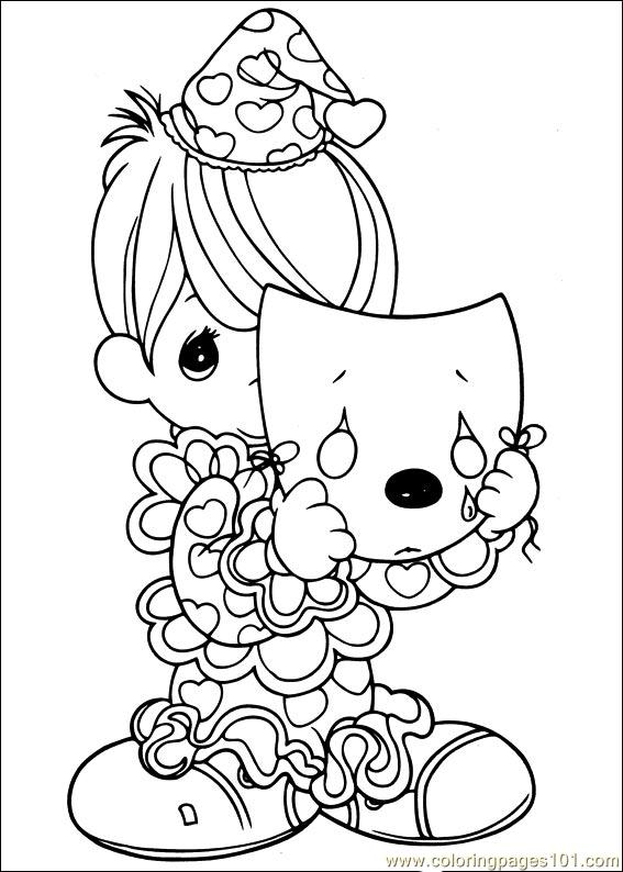 567x794 Precious Moments Coloring Page