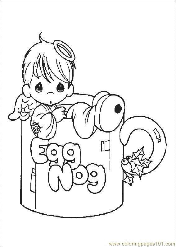 567x794 Precious Moments Coloring Page