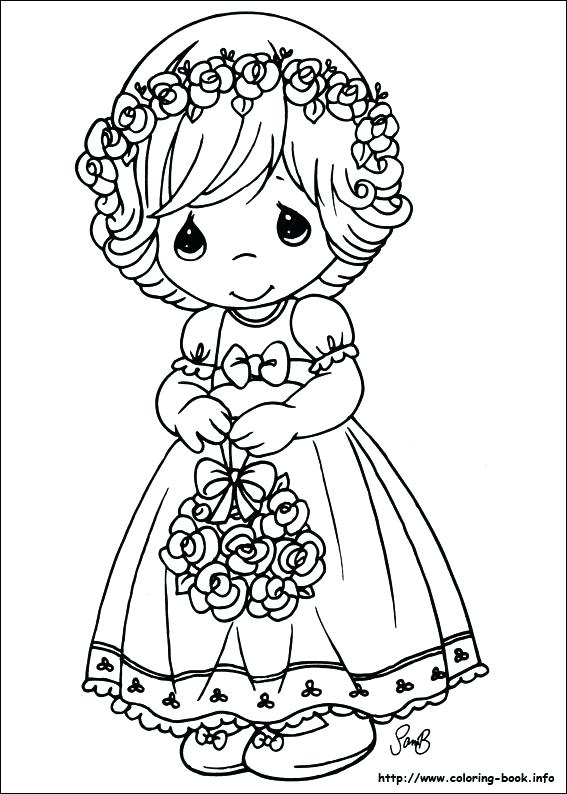 567x794 Precious Moments Elephant Coloring Pages Deepart