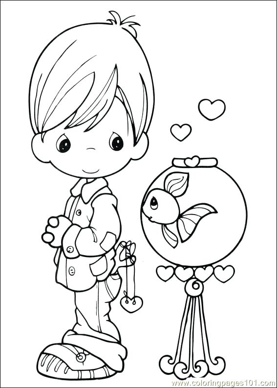 567x794 Precious Moments Coloring Pages Precious Moments Coloring Page