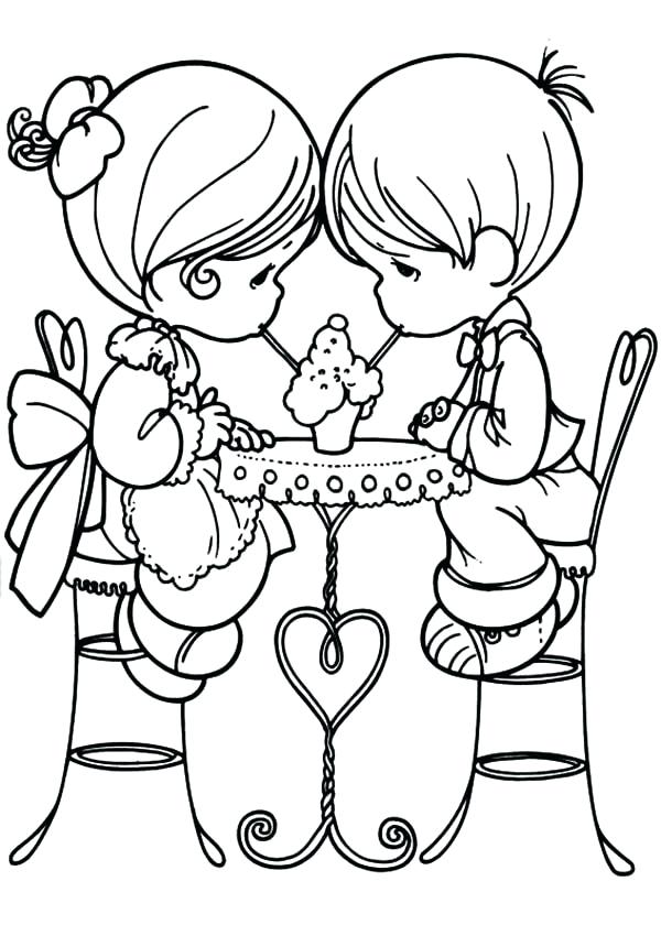 600x840 Precious Moments Valentine Coloring Pages Precious Moments