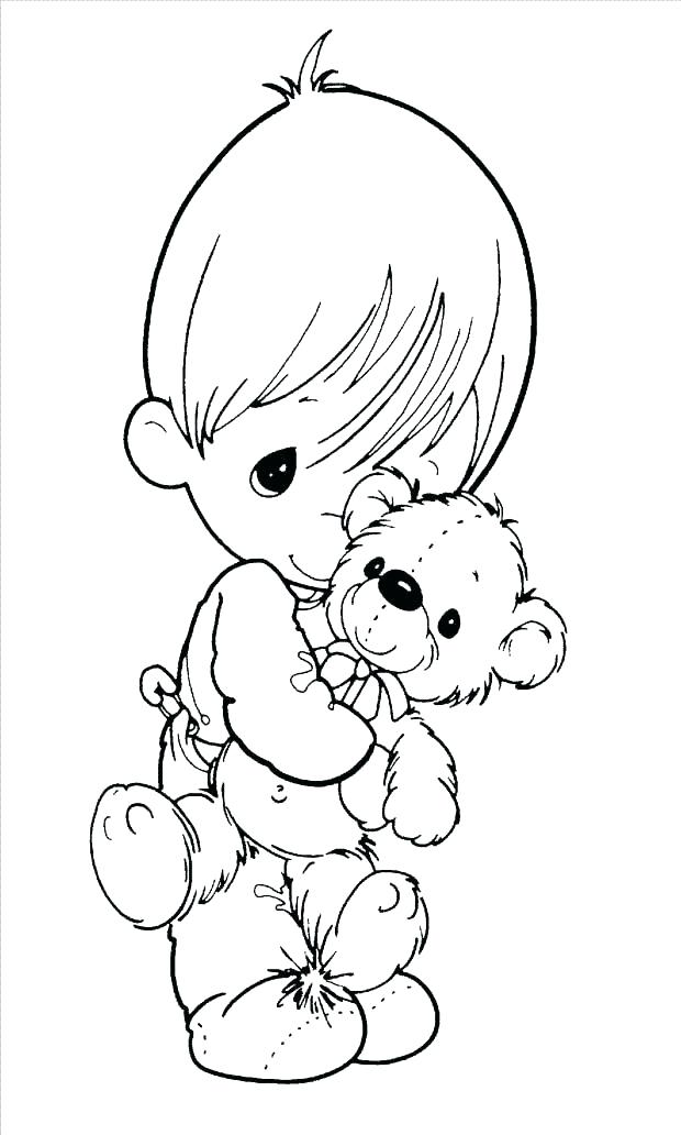 620x1032 Newborn Baby Coloring Pages Precious Moments Baby Coloring Pages