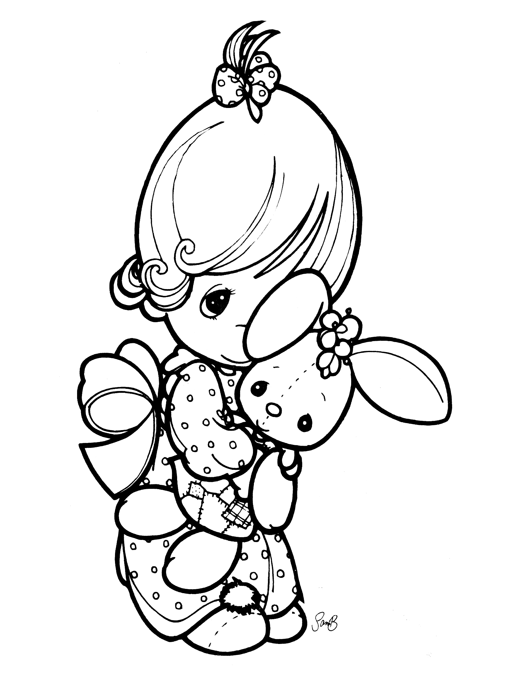 1700x2200 Precious Moments Coloring Page Pages Beautiful Colouring Book
