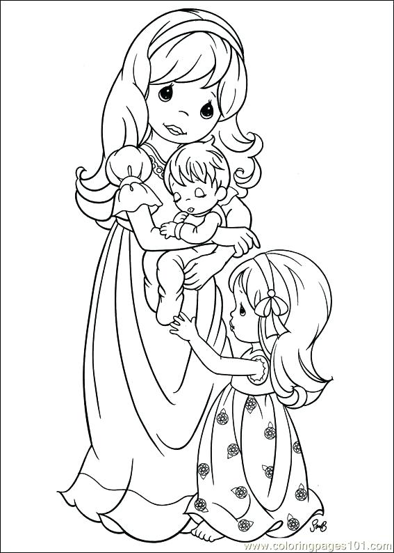 567x794 Precious Moments Coloring Pages Precious Moments Printable