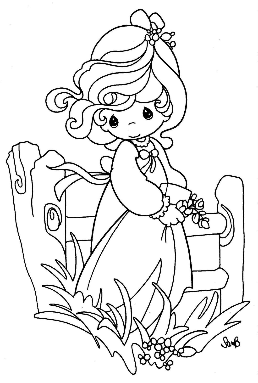 1079x1600 Precious Moments Easter Coloring Pages Coloring