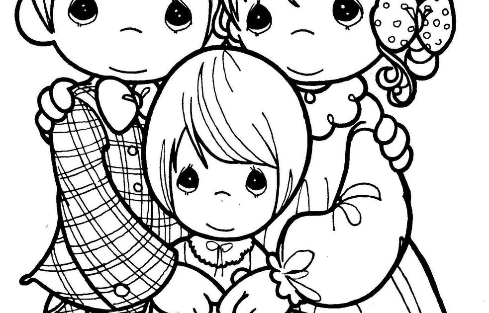 983x630 Family Drawing Precious Moments Coloring Child Coloring