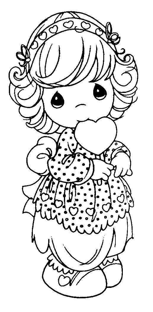 517x1048 Precious Moments Coloring Page