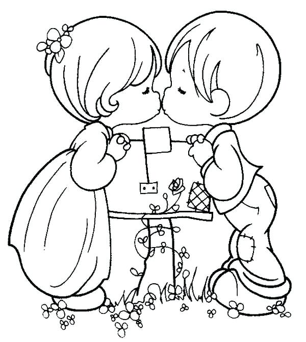 600x670 Precious Moments Coloring Pages Free Printable Precious Moments