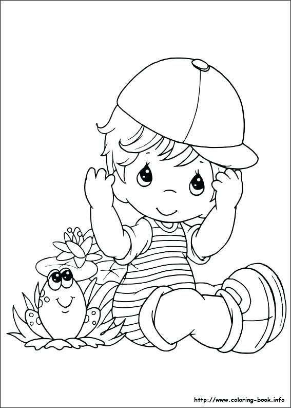 567x794 Precious Moments Letters Coloring Pages Precious Moments Baby