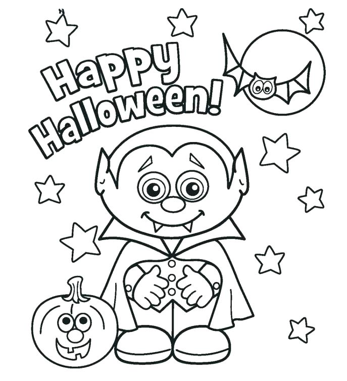687x754 Hard Halloween Coloring Pages