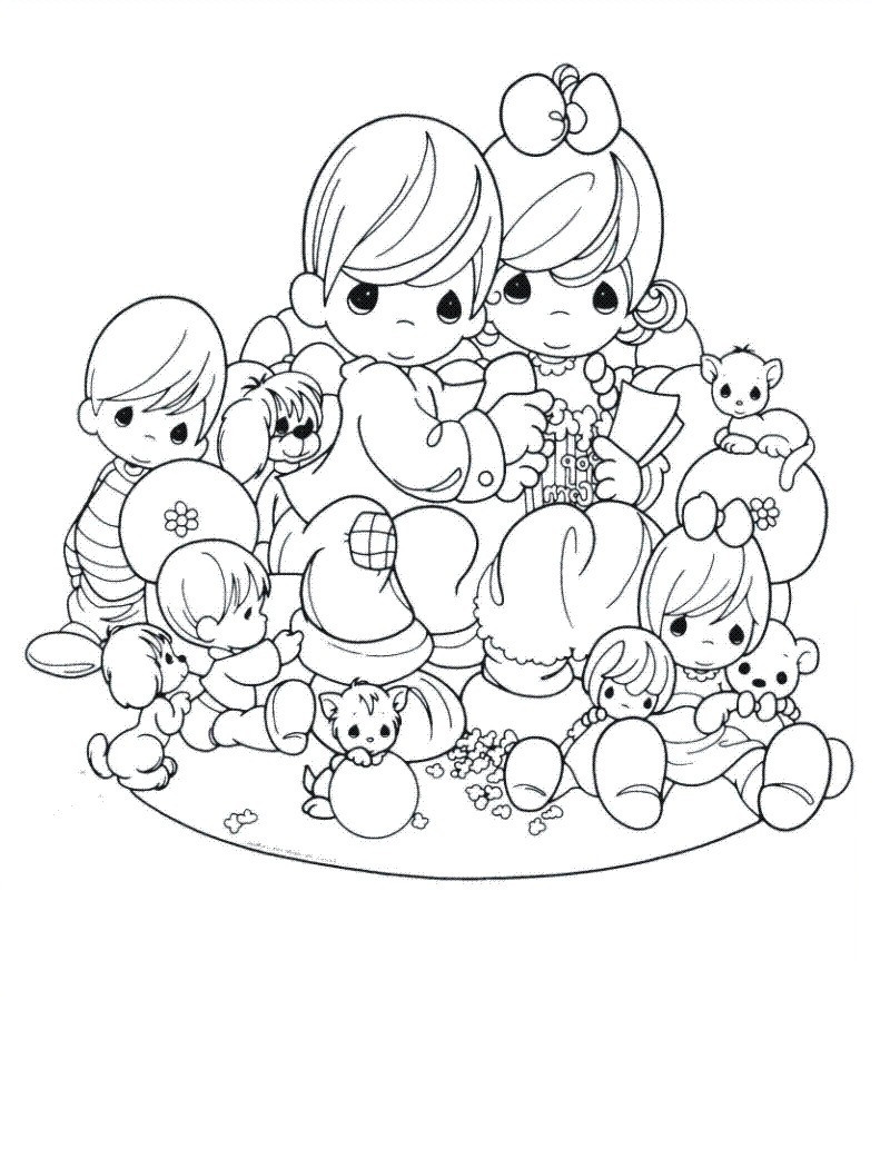 791x1050 Precious Moments Coloring Pages Love Cool Books