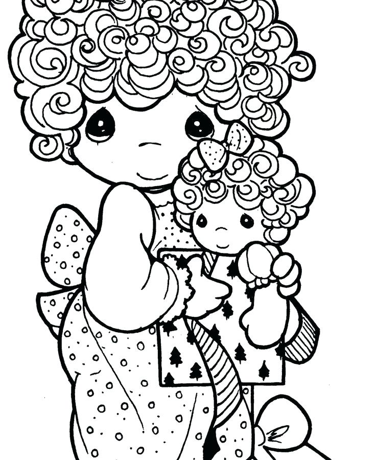 736x900 Precious Moments Printable Coloring Pages Barrel Of Puppies Adult