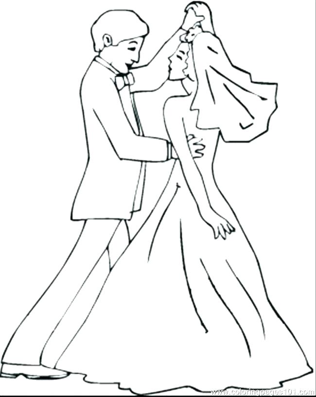 650x818 Wedding Coloring Pages For Kids