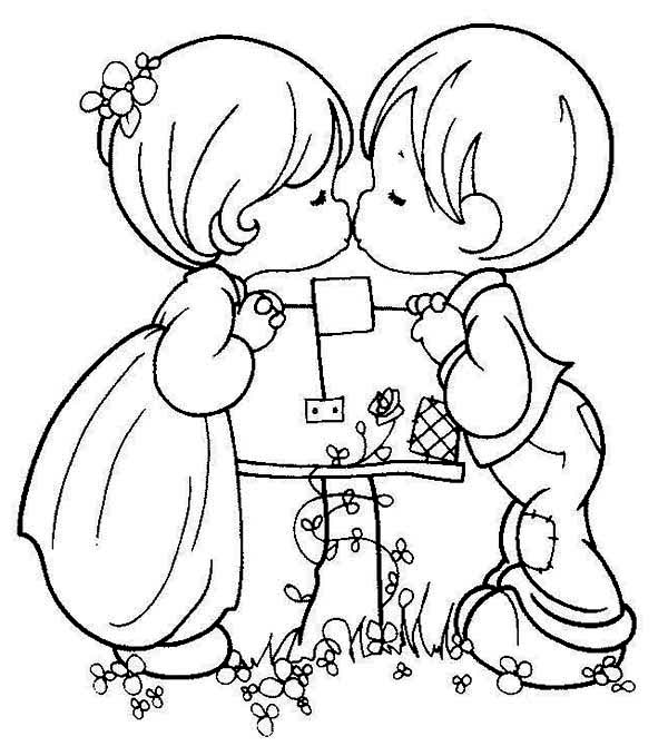 600x670 Innovation Inspiration Boy And Girl Coloring Pages Boy And Girl