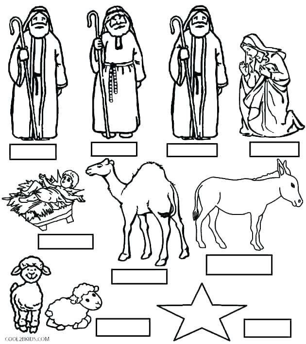 630x709 Nativity Coloring Pages Printable