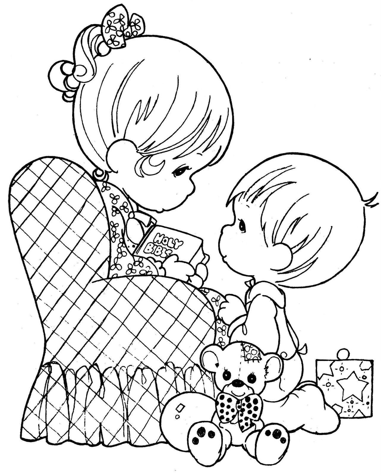 1282x1600 Precious Moments Coloring Pages